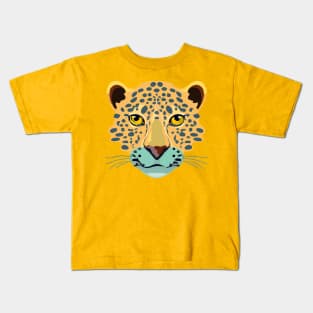 Leopard face Kids T-Shirt